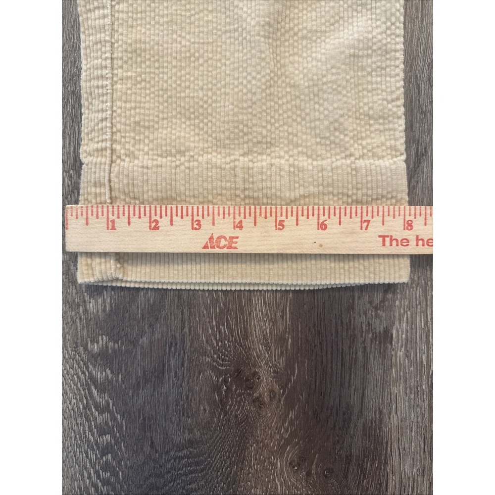 Zeppelin Men's 31x34 (fits 28x30) Corduroy Pants Cream Tan Western Style 1-9850 - Picture 9 of 9